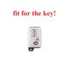 Leather Car Key Cover Keychain Holder Case Protector for Toyota Aurion Avalon Landcruiser Camry Highlander RAV4 GT 86 Prius