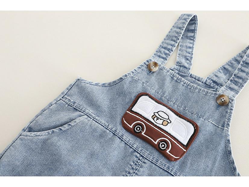 2025 Boys' Summer Two-Piece Car Outfit: Short-Sleeved Top & Shorts