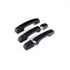 Black Door Handle Cover Trim Outside Exterior For Land Rover Defender 90 -23