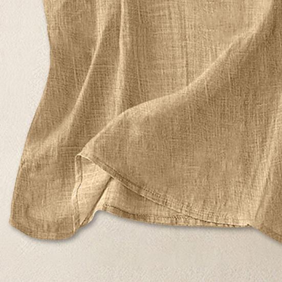 Hauts pour femmes Col en V Sans manches Coupe ample Gilet Chemise d'été Débardeurs décontractés Légers Respirants Vêtements de tous les jours