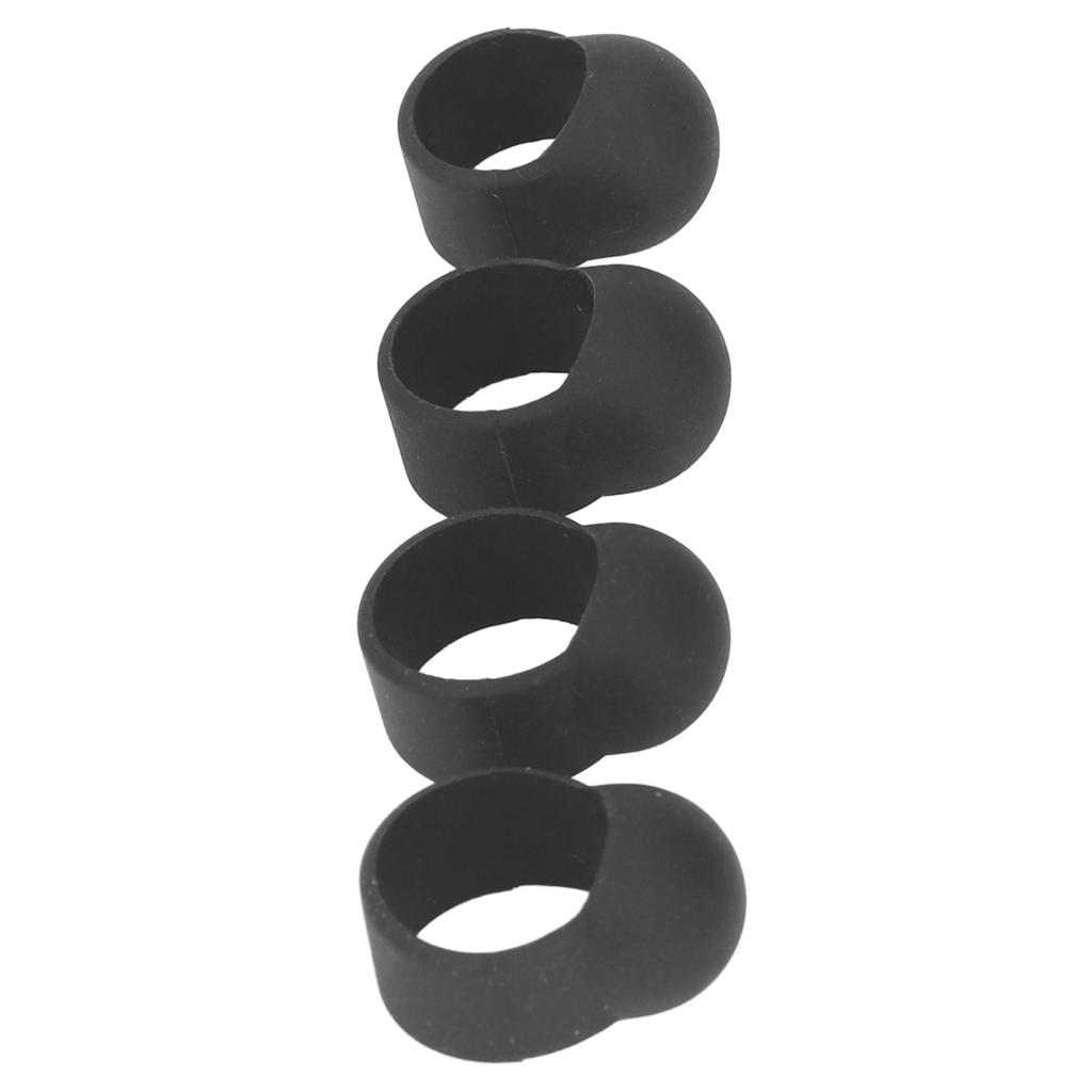 4Pcs Tongue Drum Finger Covers Silicone Comfortable Fit Knocking Finger Pick for Practice Performance