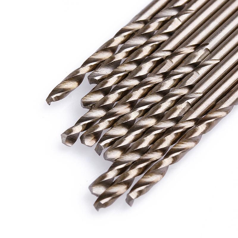 Hard Plastic HSS For Drilling Woodworking  Twist Drill Bit 2mm Round Shank 10pcs Top Sale