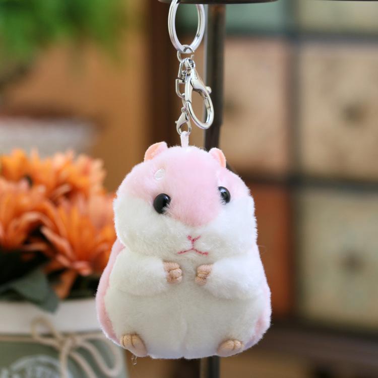 Year Of The Rat Mascot Little Mouse Pendant Cute Soft Cute Little Hamster Keychain Bag Plush Doll Doll