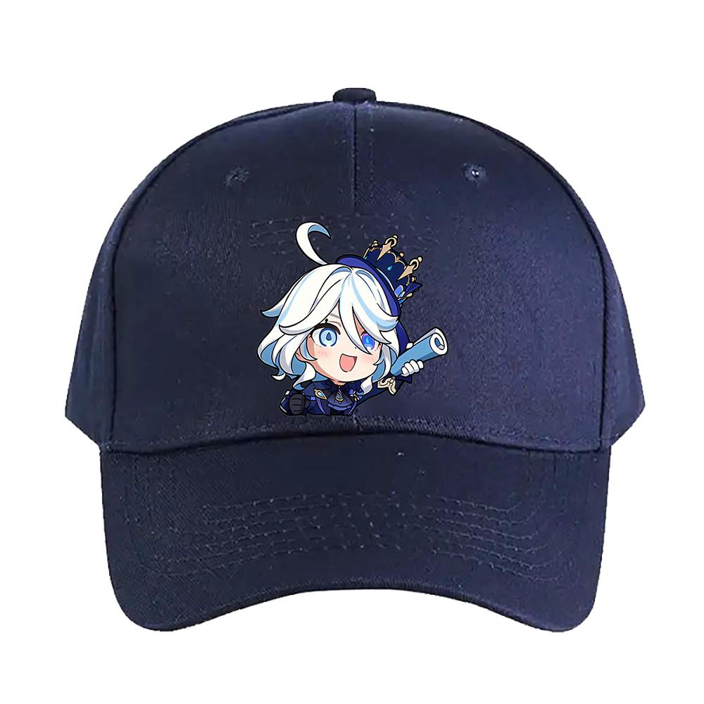 Furina Genshin ImpactCap Summer Woman Man Adult Casual Fashion Casual Adjustable Hiking Fishing Hat Sun Hat