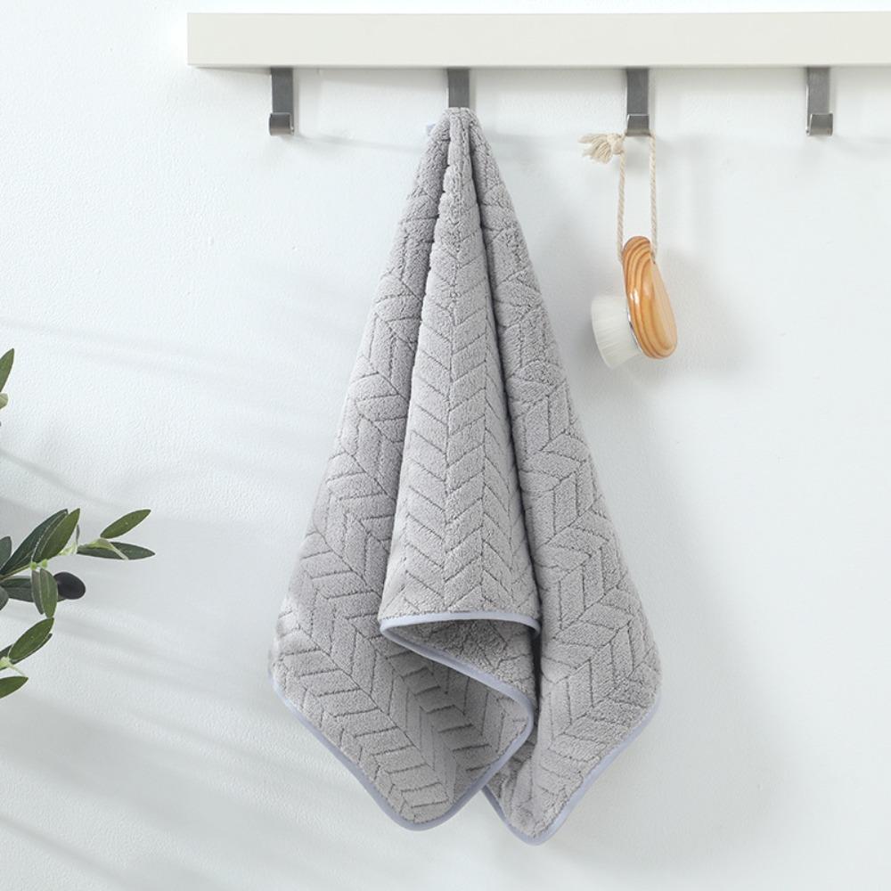 Coral Fleece Face Towel Highly Absorbent Hand-Wiping Towel  for Bathroom Kitchen and Daily Home Use