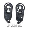 Helmets Visors Shield Gear Base Plate Set for Motorbike Helmets Repair Part Visors Base Plate