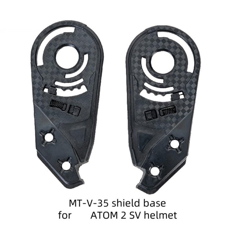 Helmets Visors Shield Gear Base Plate Set for Motorbike Helmets Repair Part Visors Base Plate