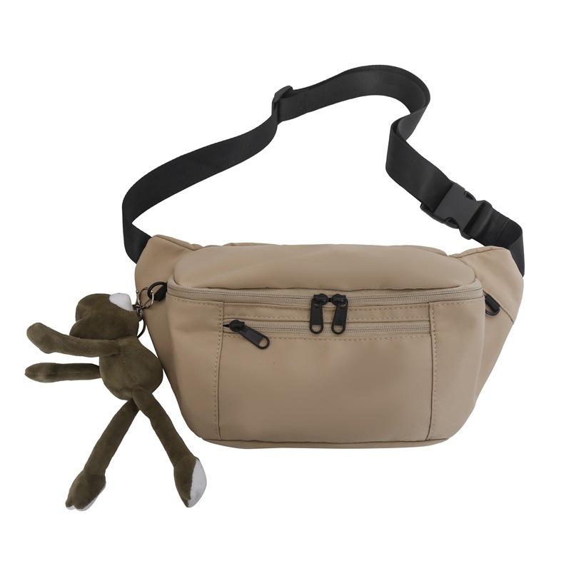 Men's and women's trendy sports and leisure bags 2025 spring new versatile shoulder messenger bags cycling chest bags fanny packs