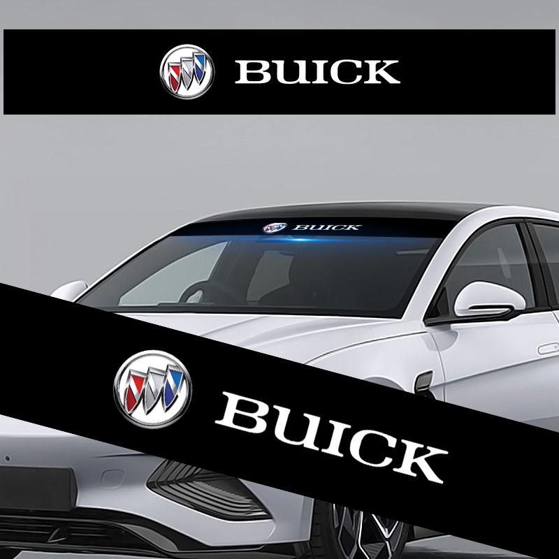 Naklejki na przednią szybę samochodu Przedni i tylny emblemat dekoracyjny Do Buick Verano Velite Lesabre Riviera Avenir GL6 GL8 Envision Excelle