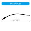 To DIN Connector Wire Car Radio Exterior Part Car Radio Antenna Adapter Car Stereo FM AM Antenna Adapter Cable