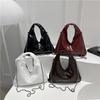Chain PU Leather Shoulder Bag Versatile Women's Handbag Simple Cross Body Bag  Ladies