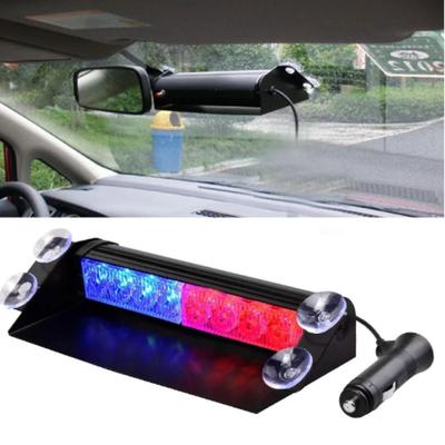 8 LED Strobe Light For Car Flashing Flashing Windshield Flash Lighting  Windshield