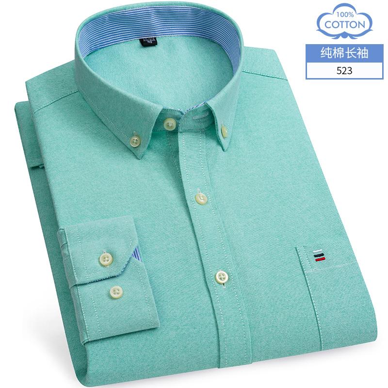 100% Reine Baumwolle Oxford Hemden für Herren Langarm Kariertes Hemd Gestreiftes Männliches Business Karriertes Rotes Hemd Herren Designer Kleidung 7XL