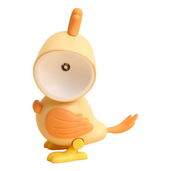Small Cute Bird Table Lamp Cartoon Parrot Shaped Night Light Magnetic Adjustable LED Bedside Lamp for Bedroom Kids Room