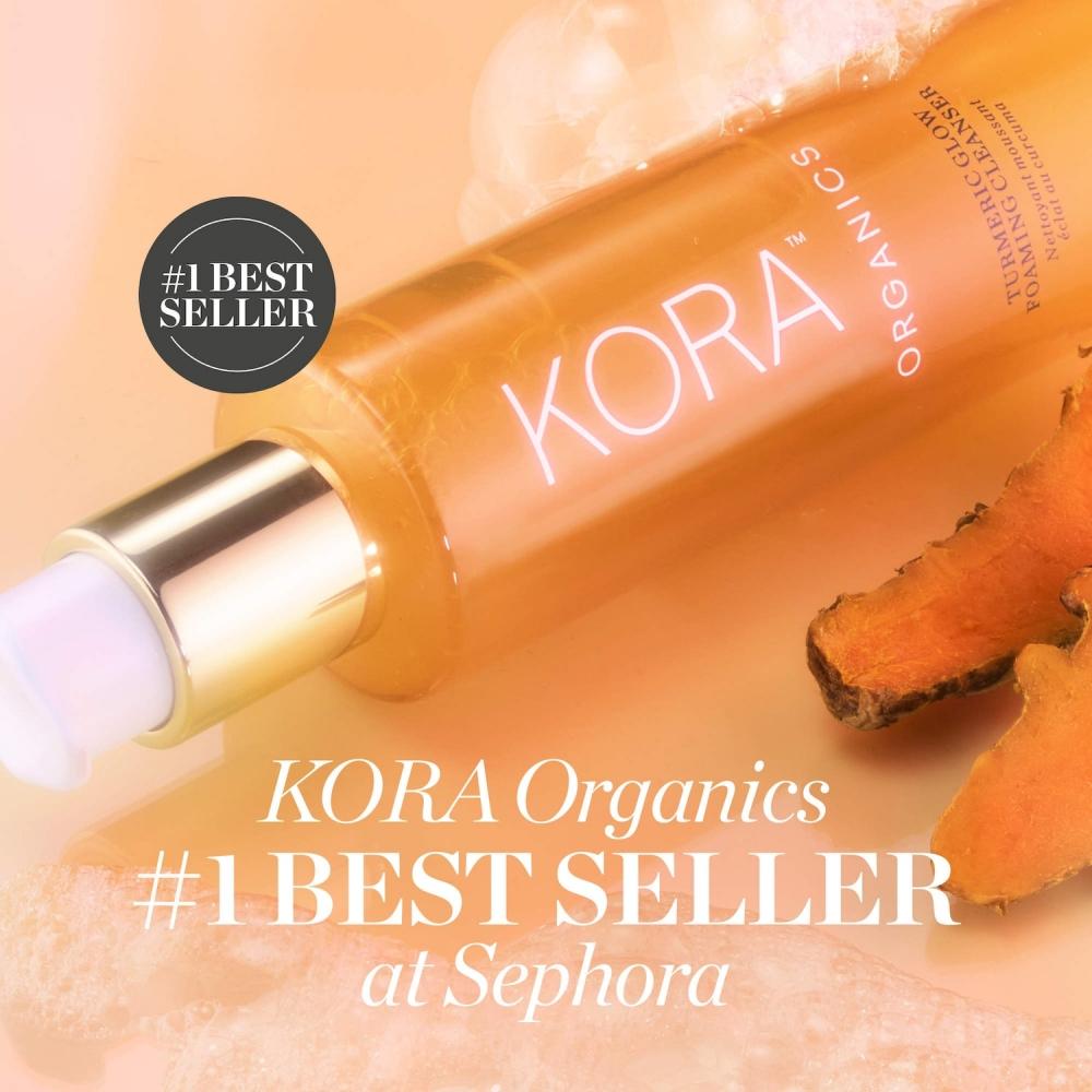 Kora Organics Mini Turmeric Glow Foaming Cleanser 1 Oz   30 Ml 1 Oz   30 Ml