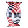 Decals 17"18" Reflective Rim Tape Motorbike Rim Tape Car Wheel Stickers Motorcycle Wheel Stickers