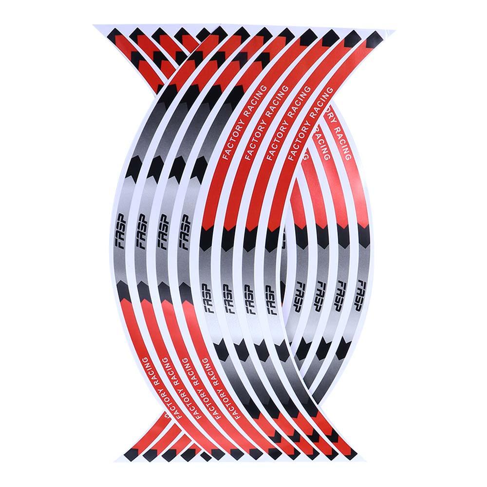 Decals 17"18" Reflective Rim Tape Motorbike Rim Tape Car Wheel Stickers Motorcycle Wheel Stickers