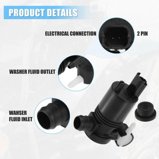 Pack of 1 for Nissan Rogue 2014 2015 2016 2017 Windshield Washer Motor Pump