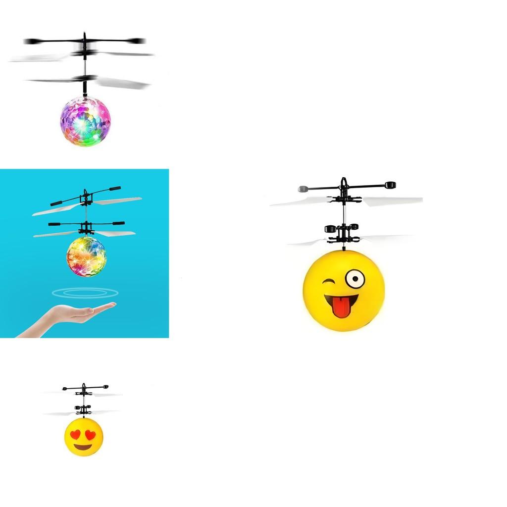 Remote Control Induction Crystal Ball Led Light Flying Sphere For Kids Play