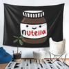 Nutella Tapestry Decoration Art Aesthetic Tapestries for Living Room Bedroom Home Wall Cloth Wall Hanging