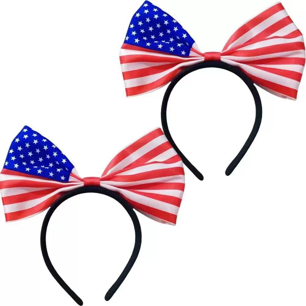 Stoff Nationalflagge Stirnband für Kinder Amerikanischer Unabhängigkeitstag Haarschmuck für Nationalfeiertag