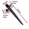 10 Pcs Adjustable 360° 8 Hole Micro Sprinkler Full Circle Scattering Spray Nozzle Drip Irrigation Inserting Ground Stake Emitter
