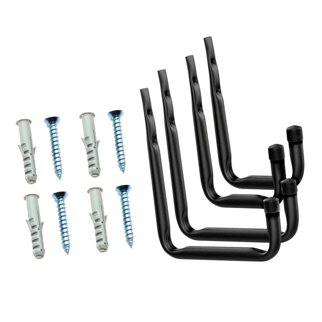 Set of Garage Storage Tools Organiser with Screws Hanger Heavy Duty Utility Hooks for