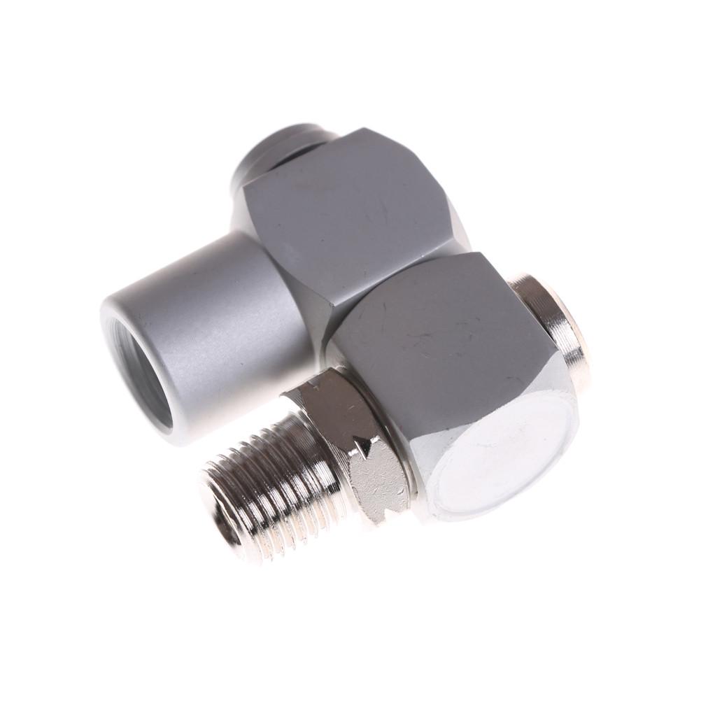 360 otočný konektor vzduchového vedení 1/4″ Bsp Pneumatický šroubový spoj Nastavitelný