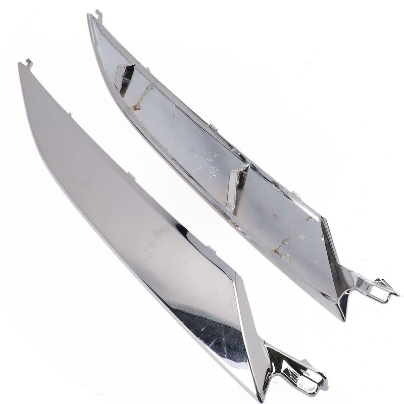 2pcs Car Headlight Trim Modings Console Cup Holder Front Headlight Trim Strips 71163-T7A-J01 71168-T7A-J51 ABS For HRV -
