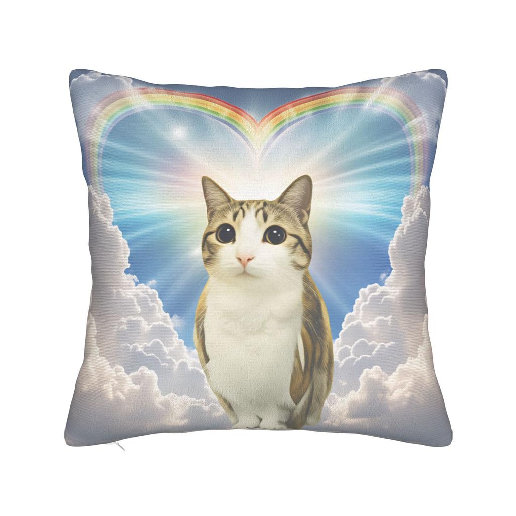 Pillow Cover Green Fruit Space Cat  Fashion Pillow Case For Sofa Home Decor Pillowcases