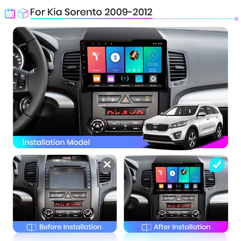 9 Inch Android For KIA Sorento 2009-2012 1 Car Radio Multimedia Video Player GPS Navigation WIFI 1+16GB
