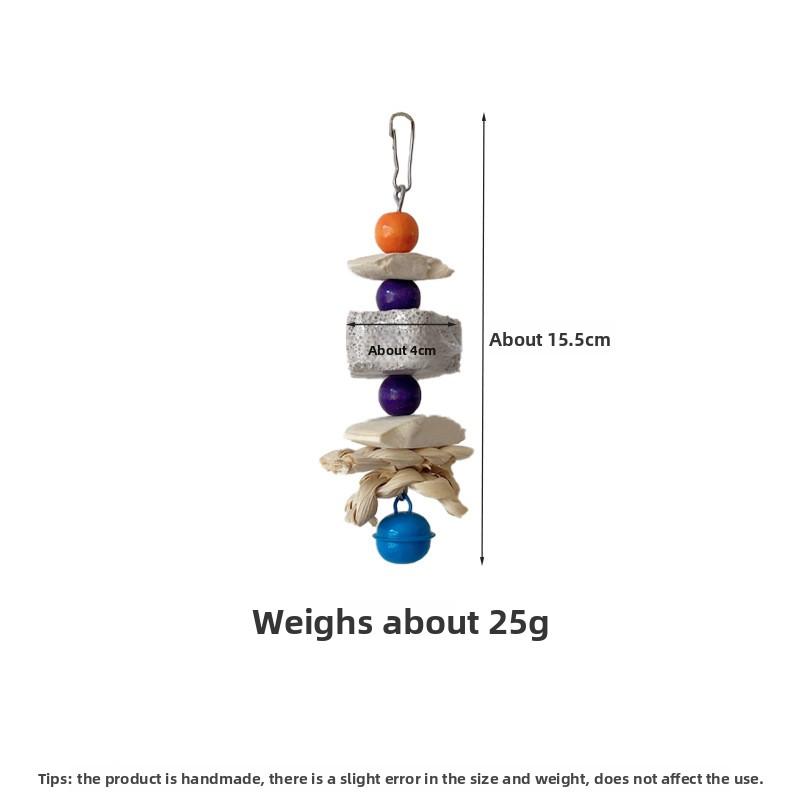 Beißstränge für Haustiere, Natürliche vulkanische Beißsteine, Papageienspielzeug, Hamsterspielzeug, Meerschweinchenspielzeug, Chinchillas, Kaninchenkauspielzeug