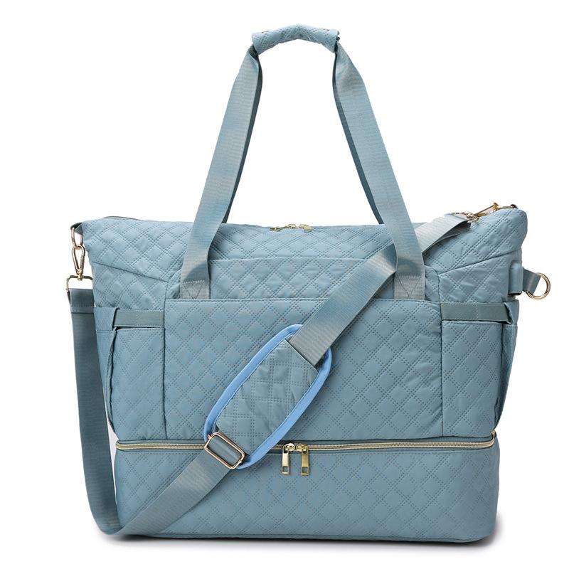 Multifunctional Hand-carrying Bag with Shoe Storage Handbag Dry and Wet Separation Heat-insulating Bag Style Fitness Bag Can Be Used To Cover Pull Rod