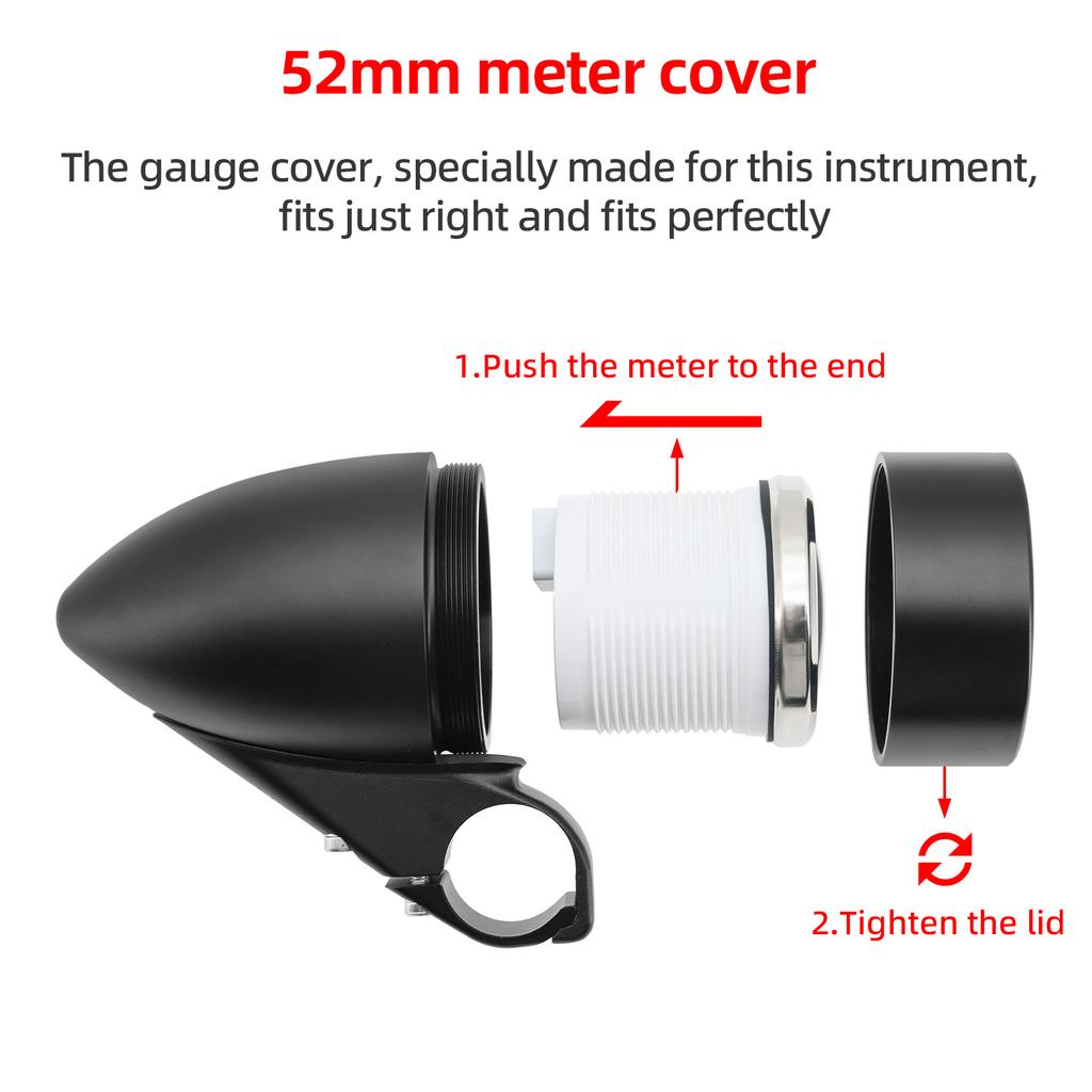 1 Piece Universal 52mm Holder Mount Cup Fit 52mm Gauge Cover Motorcycle Speedometer Meter Tachometer Gauge Holder