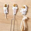 Astronaut Shaped Key Holder Multi-Purpose Hanging Storage Rack Wall Hook Hooks Door Behind Hanger