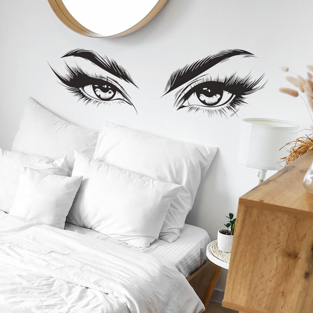 Personalized Beauty Eyes Bedroom Entrance Hall Living Room Home Background Beautification and Decoration Wall Stickers
