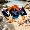 Custom Name Personalized BMW Print Beach Towel, for Trip Camping Beach Party Home Decor, Birthday Gift for Family & Friends