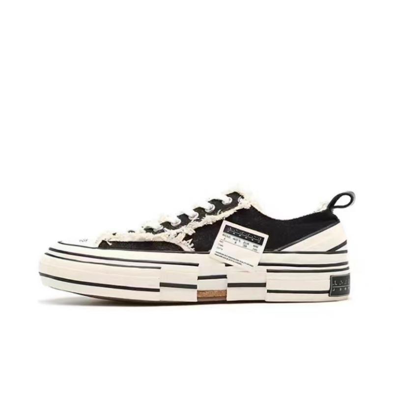 

Canvas shoes half tray men s shoes women s shoes rough edge trend thick sole heightening casual board shoes 34