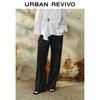 UR Women's Casual Solid Flared Pants UWM650057