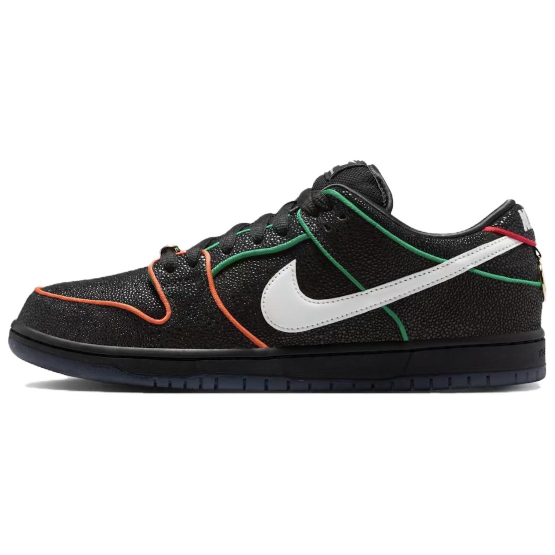 

Nike x Bronx Girls Skate Dunk SB Abrasion Resistant Low top Skateboard Shoes Unisex Black HV1664-001 46