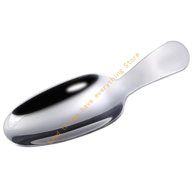 

Stainless Steel Sugar Cake Spoons Metal Teas Spoon for Coffee Iced Ice Cream 55KF серебряный