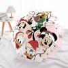1pc Mickey Mouse & Friends Christmas Holiday Lights String Decoration with Santa Hats Automatic Opening Umbrella - Festive Outdoor Decor for