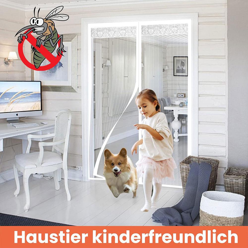 New No Punching Magnetic Screen Door Curtain Anti Mosquito Insect Fly Bug Automatic Closing Household Ventilation Door Curtain