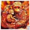 Non-Toxic 300Pcs Wooden Puzzle Color Cat Delicate Irregular Shape Puzzles Gratitude Adult Stress Reduction Family Interactive Toys Gift
