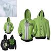 Invader Zim Costume Printed Men Zipper Hoodie Sweatshirt In Comfortable Soft Material