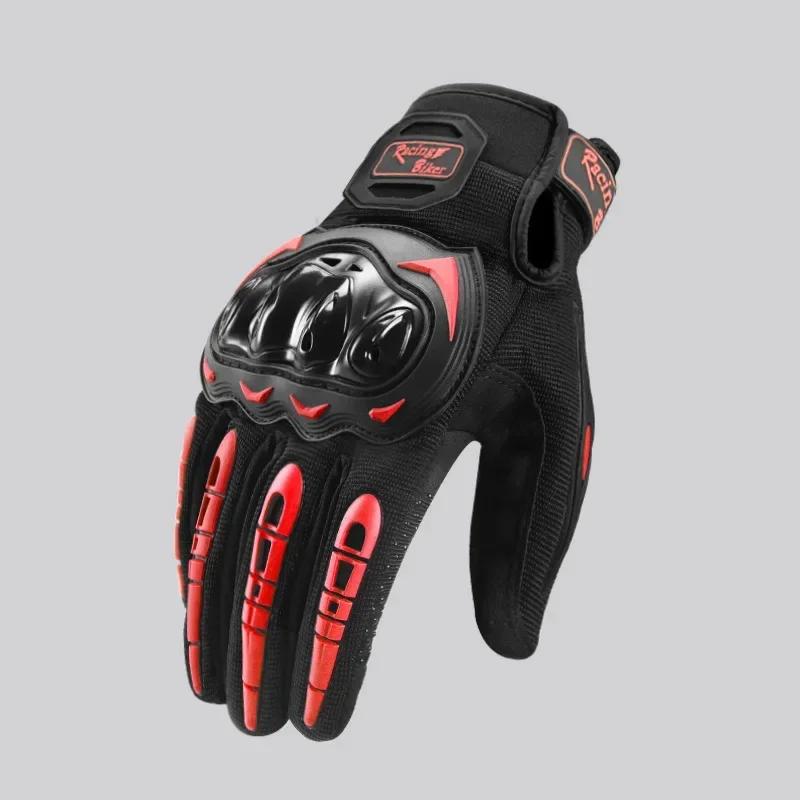 Full Finger Protective Motorcycle Gloves Waterproof Abrasion Resistant Riding Gloves For Men Women Durable Motocross Gear