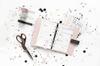 Filofax Confetti Small Rose Quartz Planner (028725), Officially Imported, Mini 6