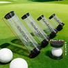 Bærbar Golfbeholder Etui Golfboldrør PC Gennemsigtig Rund Plast Emballageboks Forskellige Specifikationer Bolde Gaveæske