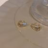 Double J Rich Pearl Shell Earrings