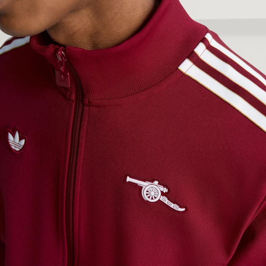 adidas Originals Arsenal Terrace Icons Casual Culture Stand Collar Slim Jacket Men Jacket JM9390